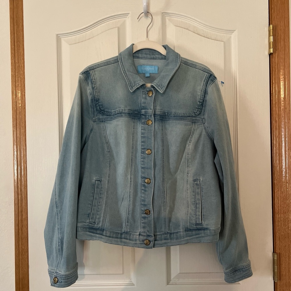 Light Blue Denim Jacket - Women Draper James RSVP